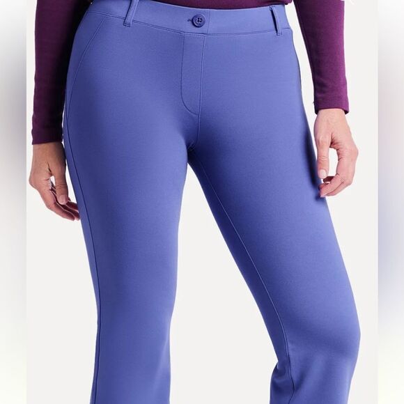 Bettabrand StraightLeg Two-Pocket Dress‎ Yoga Pant Lavender M NWT IN PACKAGING - Picture 2 of 8